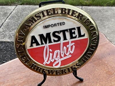 Imported Amstel Light Beer Sign Amstel Bier Breweries Holland Van Munching & Co.