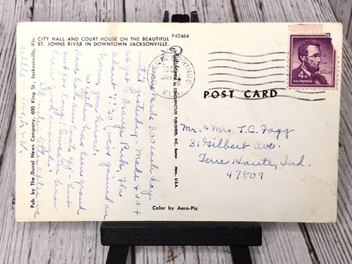 Jacksonville FL Florida City Hall Courthouse St Johns River Vintage Postcard - Picture 4 of 4