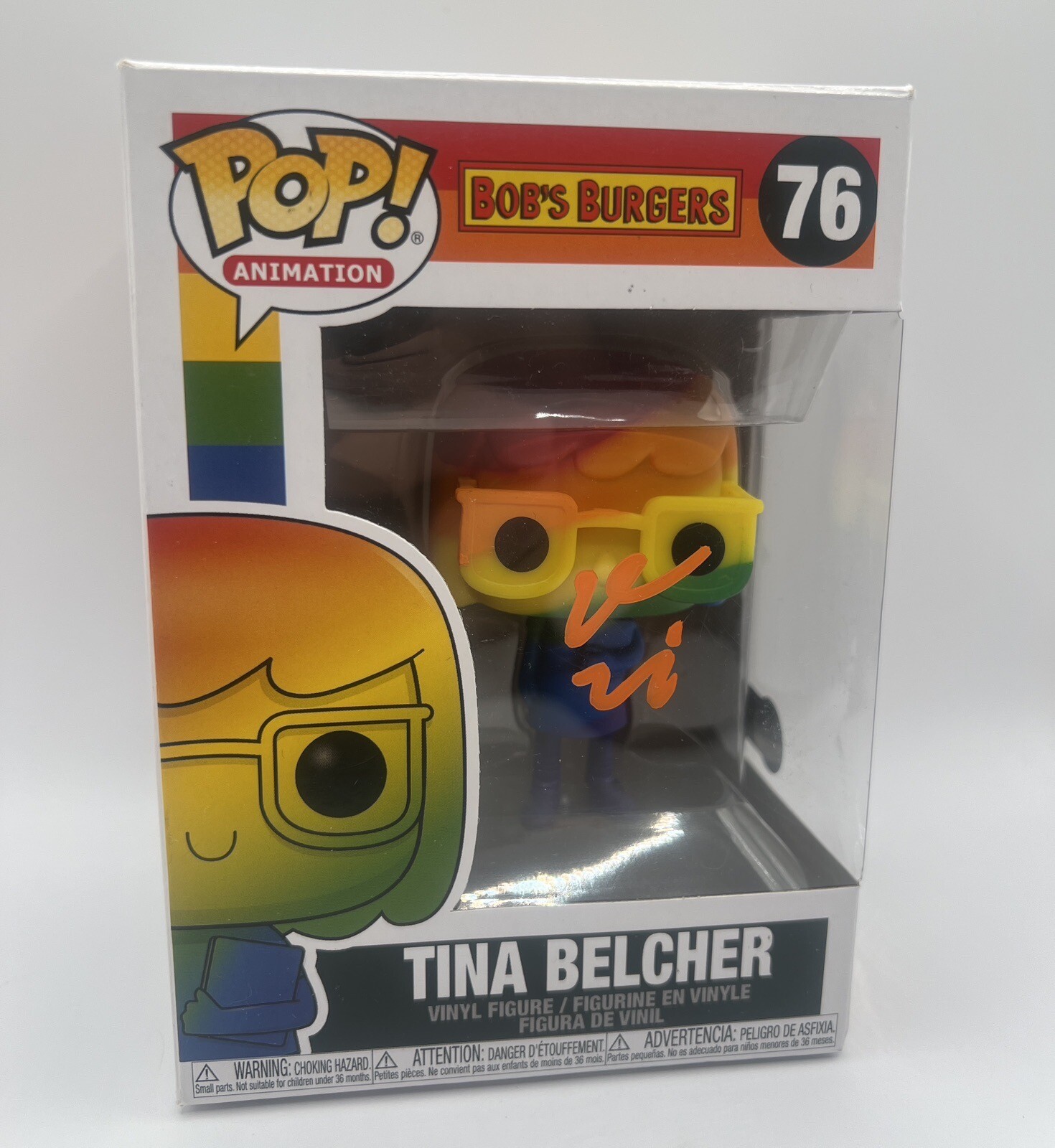 DAN MINTZ SIGNED TINA BELCHER BOBS BURGERS FUNKO POP - BECKETT COA