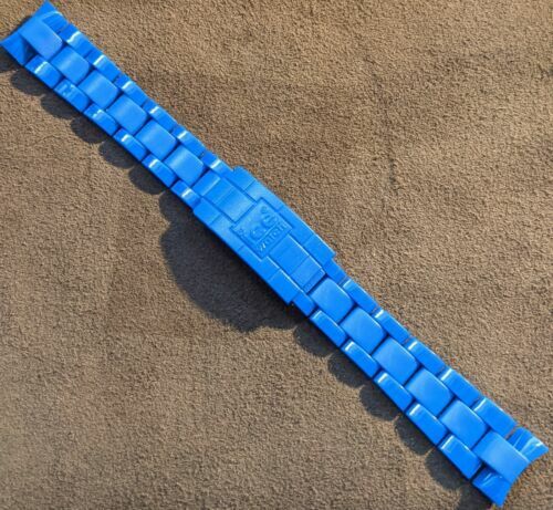 Genuine Ice Watch Bracelet Replacement Strap With Curved Ends 17/20/22mm - Picture 22 of 45