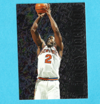1996-97 Metal New York Knicks Basketball Card #196 Larry Johnson