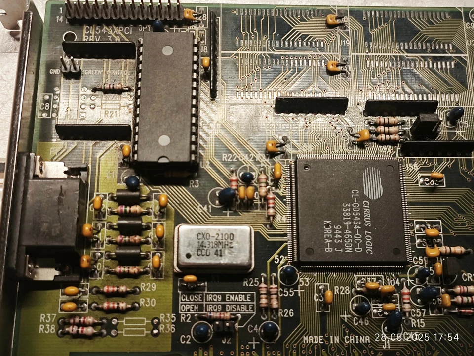 PCI VGA Card QDI COMPUTER CL543XPCI Rev 3.0 (Cirrus Logic CL-GD5434) 2 MB RAM - Image 4 of 4