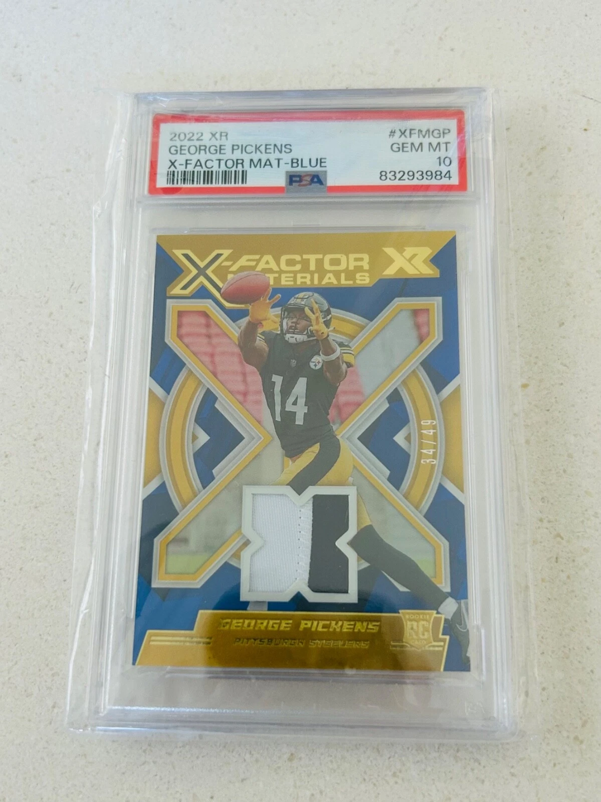 George Pickens Panini XR X-Factor Materials #XFMGP Base