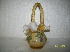 Fenton 1996 Gold Overlay Basket 3127 KT
