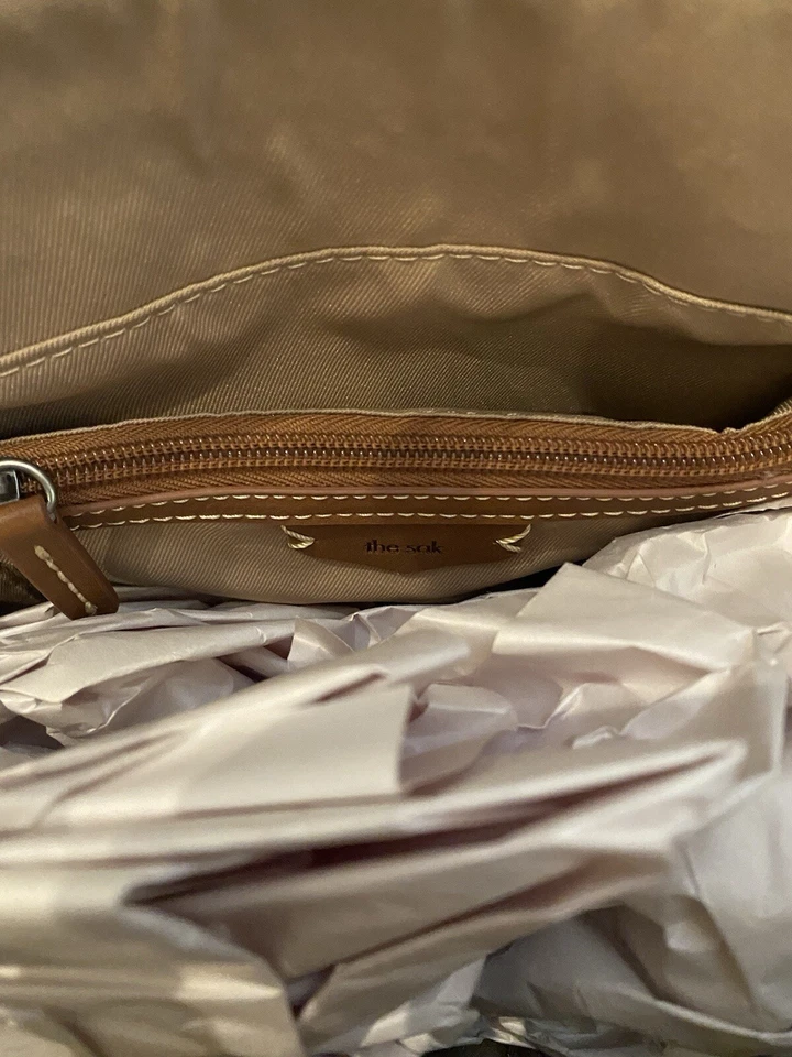 Cartera de cuero The Sak Bolinas Maritime Wave en relieve Foto 3 de 4