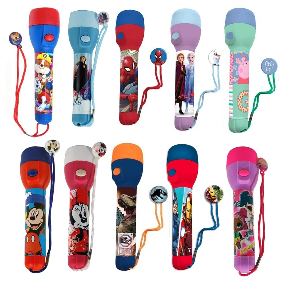 LED Flashlight Torch 16cm, Large Torch, Night Light Kids Xmas Camping Gifts - Image 2 of 4