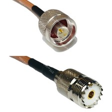 RG142 N MALE to SO239 UHF Female Coaxial RF Cable USA-Ship Lot