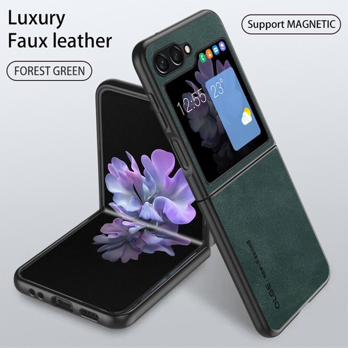 Phone Case For Samsung Galaxy Z Flip6 Flip5 Flip4 Leather ShockProof Slim Cover - Picture 15 of 15