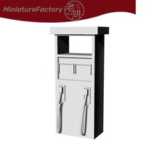 2pcs Z Gauge 1:220 Gas Pump Fuel Dispenser Railroads Scenery Miniatures Factory