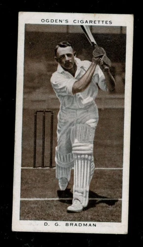 1938 Ogden's Prominent Cricketers #38 DON BRADMAN