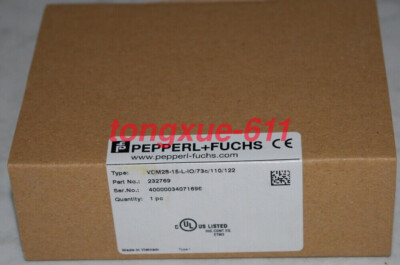 NEW PEPPERL+FUCHS VDM28-15-L-IO/73c/110/122 sensor Via FedEx or DHL