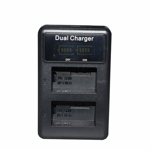 USB Dual LP-E6 Battery Charger for Canon EOS 5D Mark II Mark III Mark IV 60D 80D - Picture 2 of 5