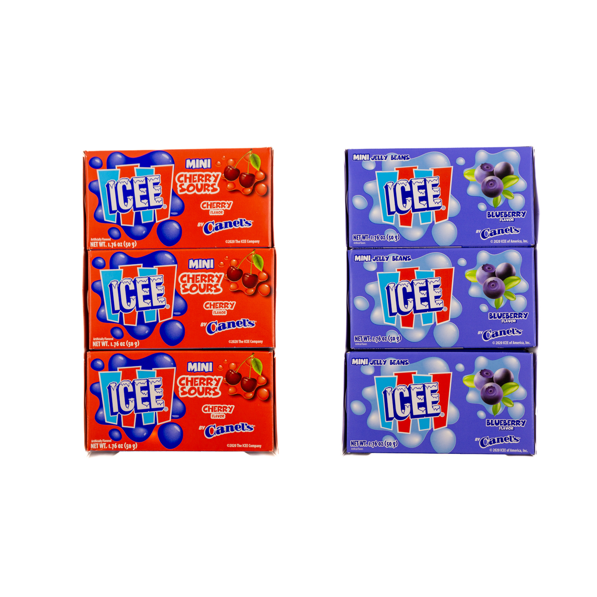 Jele Chewy Ice 9パックセット ICEE Mini Jelly Beans Blueberry Flavor By Canels 9 Pieces | eBay
