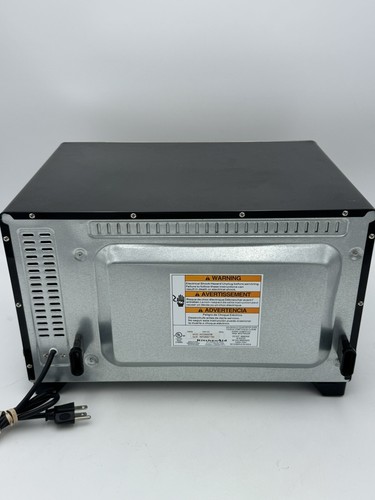 KitchenAid KCO222OB Forno Tostapane Compatto 12" Argento Nero Acciaio Inox Funziona - Foto 13 di 14