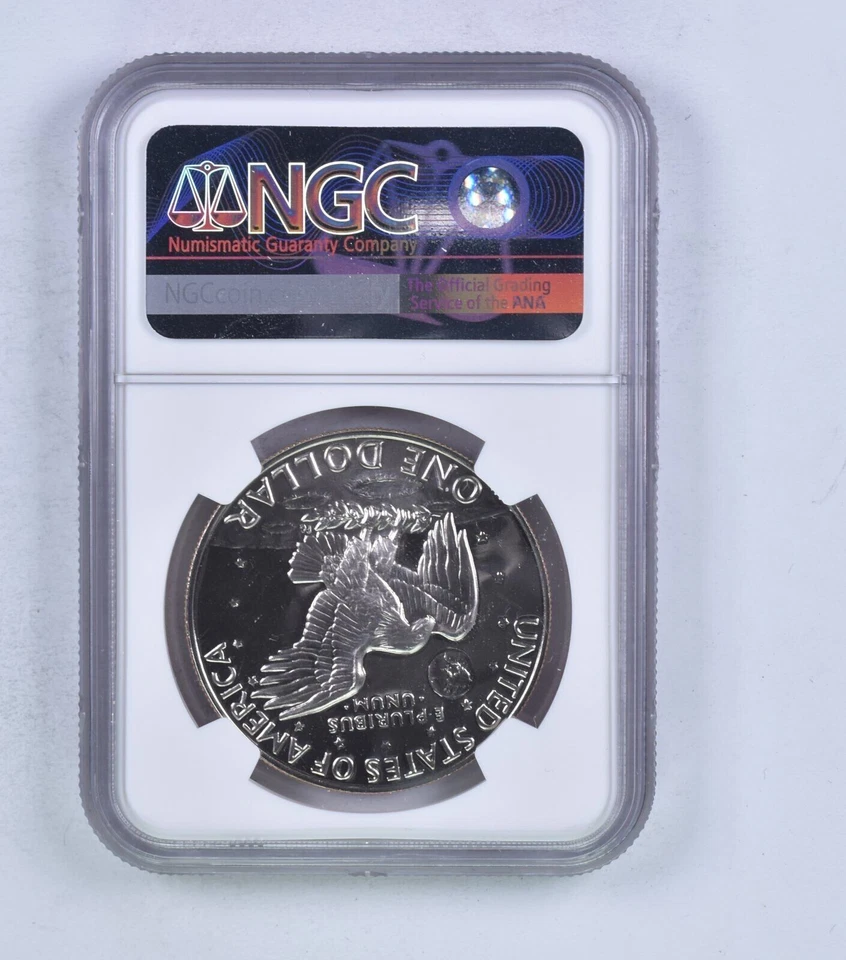 1974 S Eisenhower Ike Dollar $1 NGC PF69 STAR ✯  ✯ STAR Rare Proof ✯ Read ✯ ✯ - Image 3 of 3