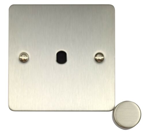 G&H Flat Plate Brushed Stainless Steel FSS3 Light Switches, Plug Sockets, Dimmer - Picture 41 of 46