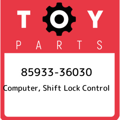 85933-36030 Toyota Computer, shift lock control 8593336030, New Genuine OEM Part