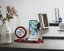 Engrave Cell Phone Holder Stand Desk Engraved Clock Nameplate Pen Set Graduate