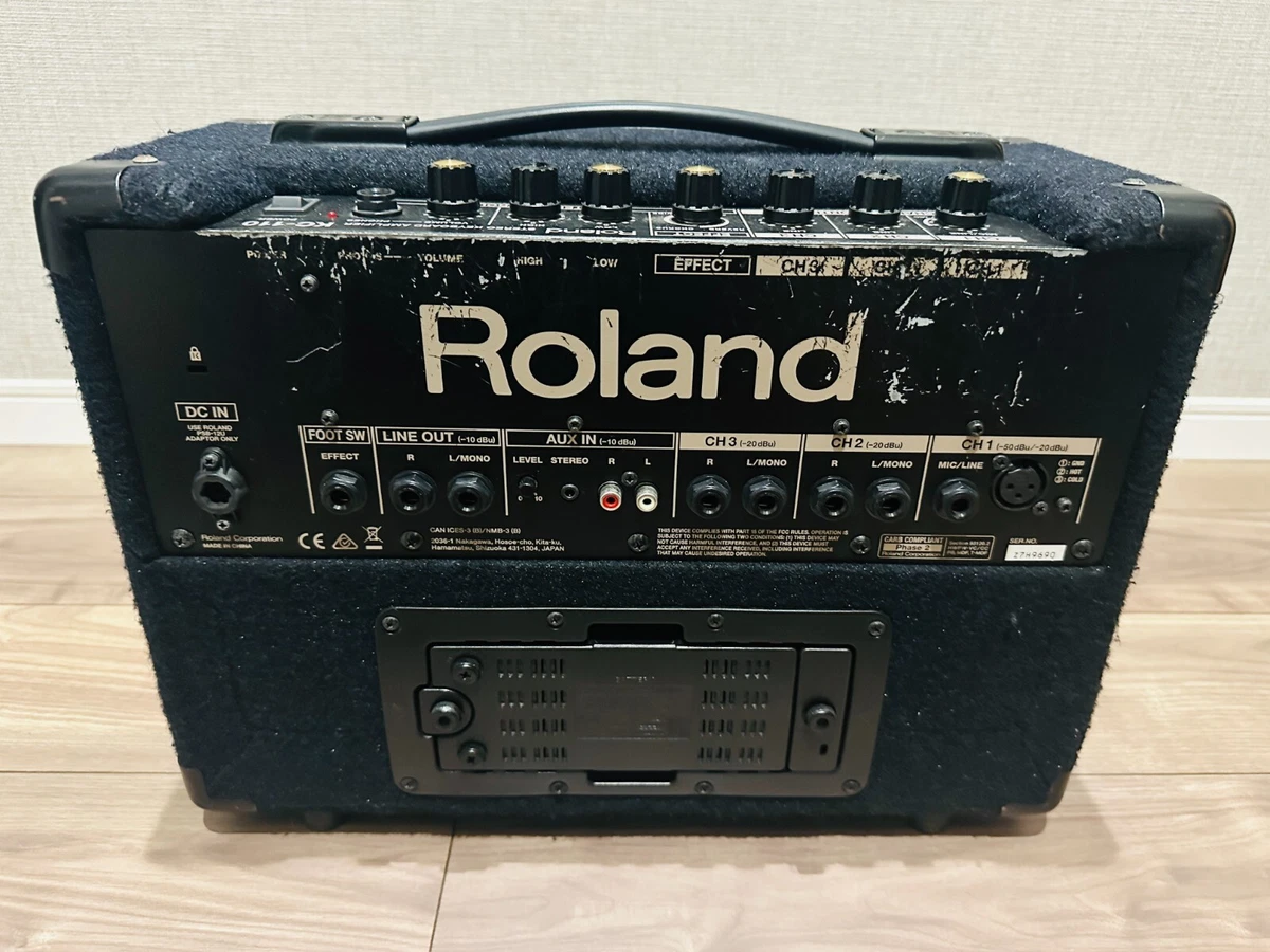 Roland KC-110 Dual Power Portable Stereo keyboard Amplifier Tested Used w/Cable