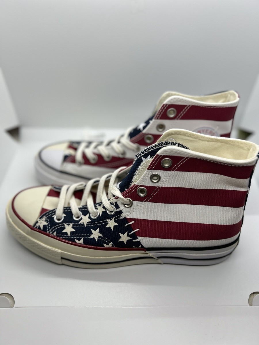 Size MENS Converse Chuck Taylor 70 Archive Restuctured USA Flag 166426C  NEW