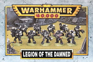 Warhammer 40k Legion Of The Damned Space Marines X 10 2nd Edition Metal Ebay