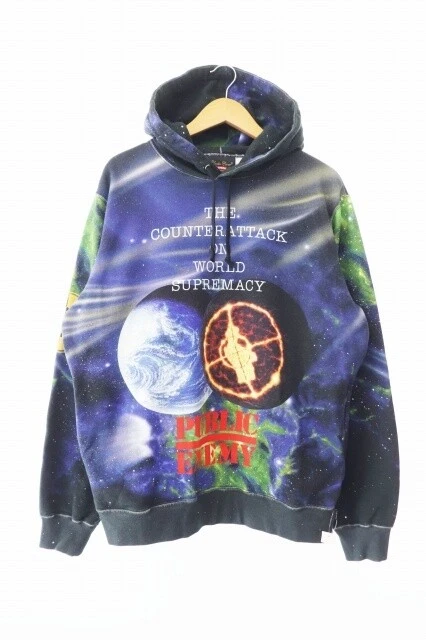SUPREME 18SS Public Enemy Hooded Sweatshirt Public Enemy Hooded Parka