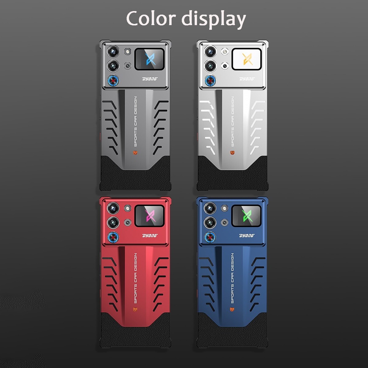 For ZTE nubia Red Magic 10S 10 Pro +/ 10 Pro Metal Aluminum Snap