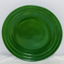 Hazel Atlas MODERNTONE PLATONITE LITTLE HOSTESS CHILD GREEN 5 1/4" PLATE
