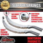 <!--F#f_0-->x2 Galvanised Dacromet 9 Leaf 45mm Trailer Eye & Slipper Spring 1600kg springs<!--F/-->