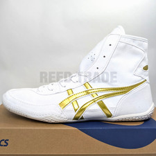 ASICS Wrestling Shoes 1083A001 EX-EO White/Gold White lace:White TWR900 Succ 