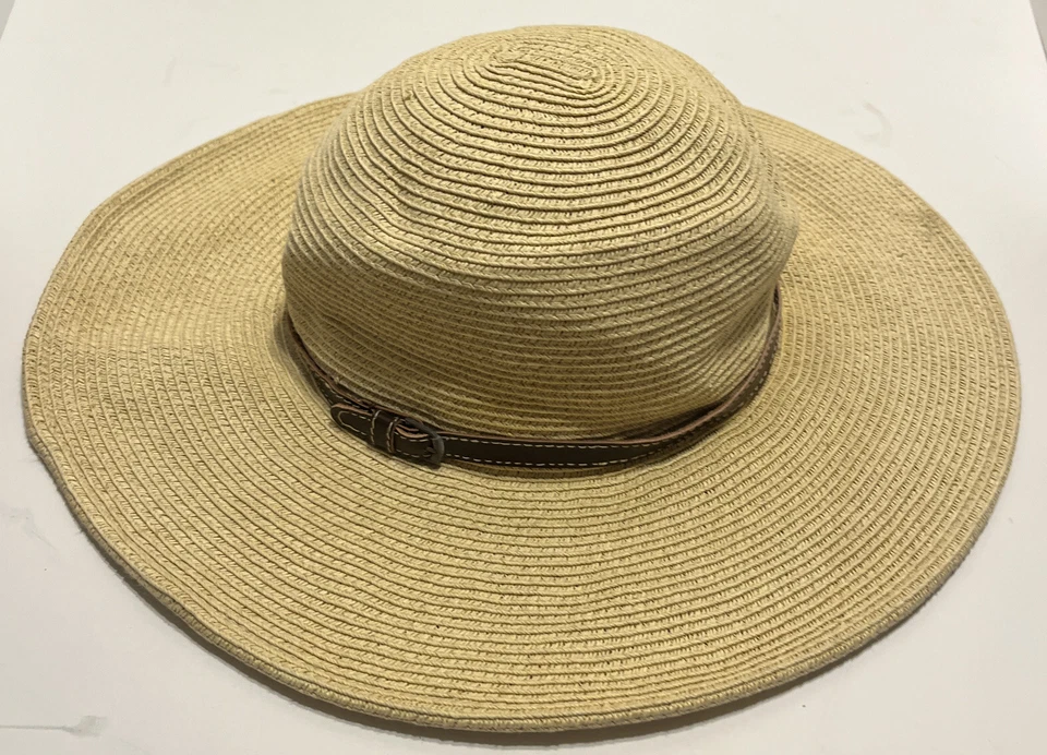Шляпа пляжная тканая соломенная гибкая Nine West один размер - Изображение 2 из 4