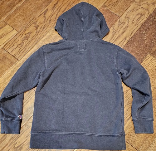 CHAMPION Hoodie Sweatshirt Girls Size M 10-12 Navy Blue EUC! Quick ship! - Picture 3 of 4