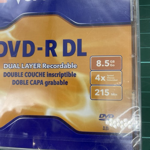 Verbatim DVD DVD-R DL 4.7GB 4X Double Layer Blank Brand New & Sealed - 第 3/4 張圖片