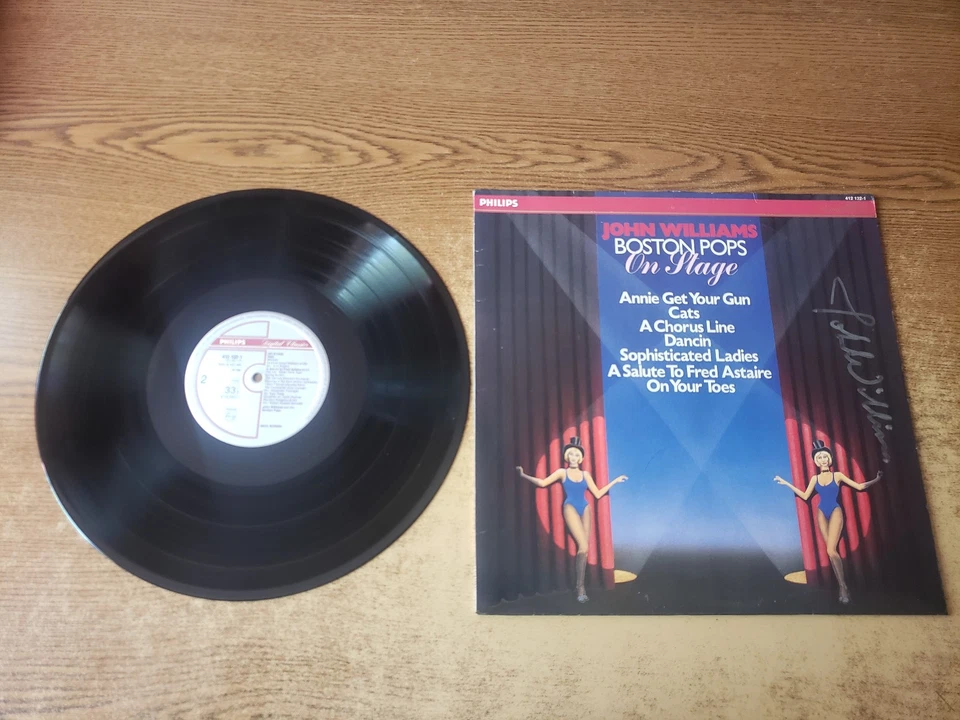 AUTOGRAPHED 1980s VG+ John Williams And The Boston Pops* – On Stage LP33 Foto 2 de 3