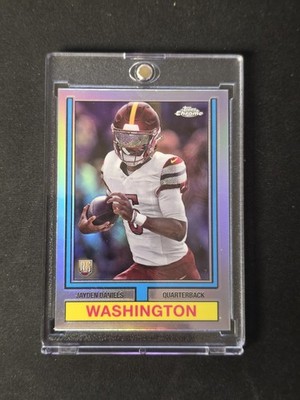 2024 Topps Chrome - 1974 Topps Football Jayden Daniels #74TF-2 Refractor (RC)