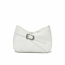 Plain White Mini Shoulder Bag