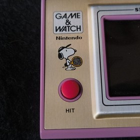 JUNK, Nintendo Game & Watch Snoopy Tennis SP-30 Wide Screen Boxed - Sound Works