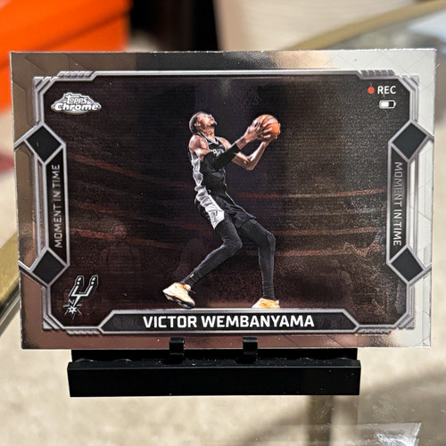 Topps Chrome 2026 Victor Wembanyama Spurs Moment in Time #MT-10 NBA