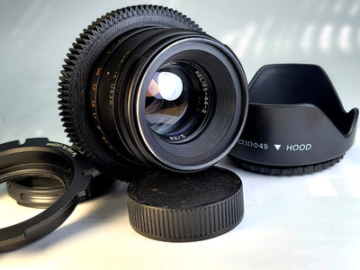 Helios 44-2 f.2/58mm Vintage lens PL Mount for ARRI Blackmagic Design RED