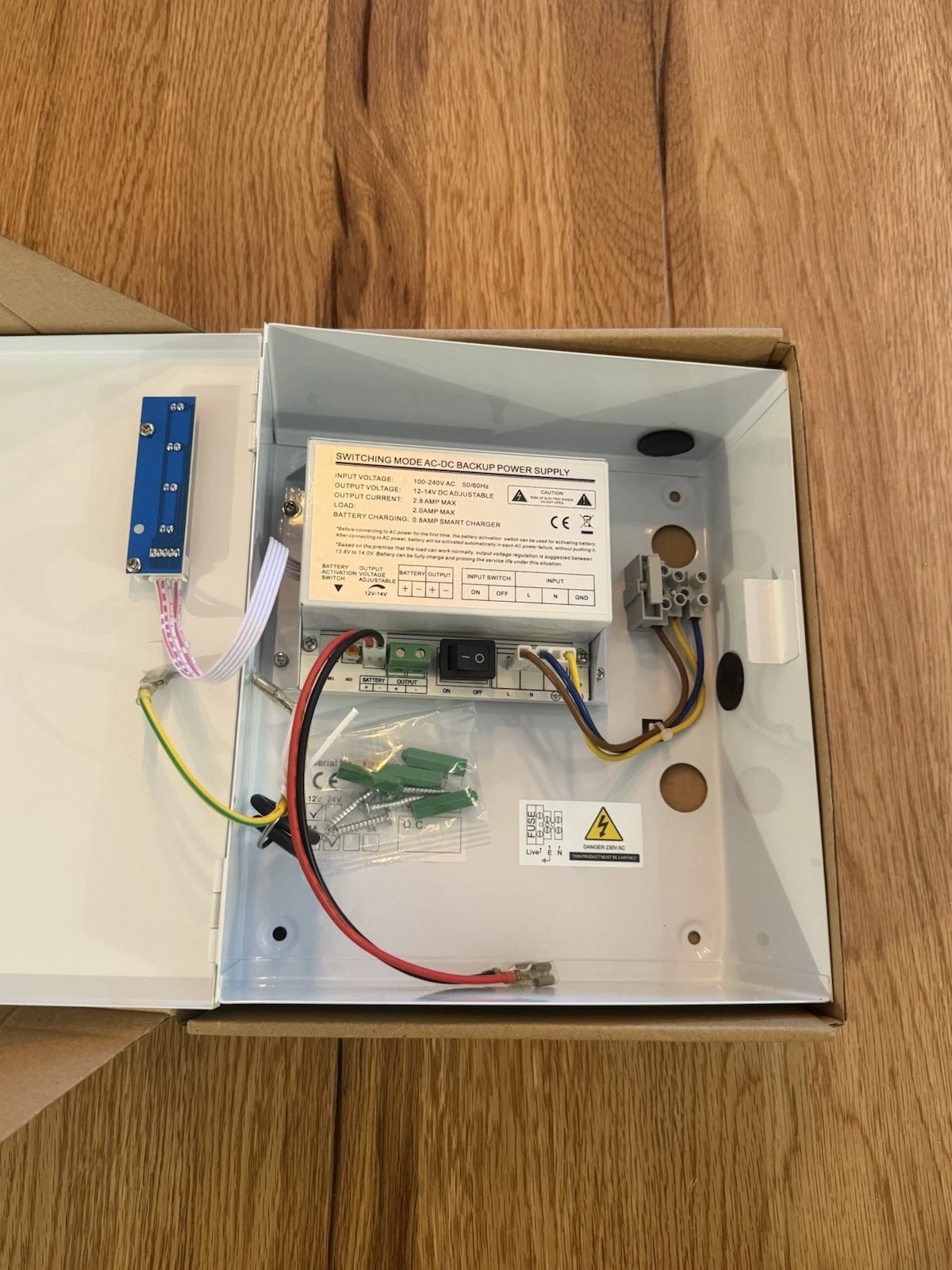 CDVI PSU12-2SM 12V DC 2A PSU UPS Switching Power Supply Unit In Metal Case - New 4