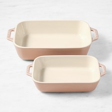 Staub Stoneware Rectangular Baking Dishes, Set of 2 (NEW)