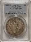 1889 O Morgan Silver Dollar PCGS XF45 VAM-2 Oval O Top 100 Tough Date/VAM