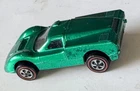 WOW 1968 Ford J Car VGC Early Run No Stop Green Color Original Redline HotWheel
