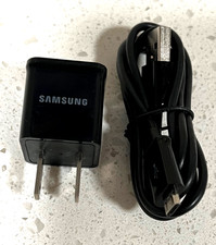 OEM Genuine Original Samsung Wall AC Charger Power Adapter With Micro USB Cable