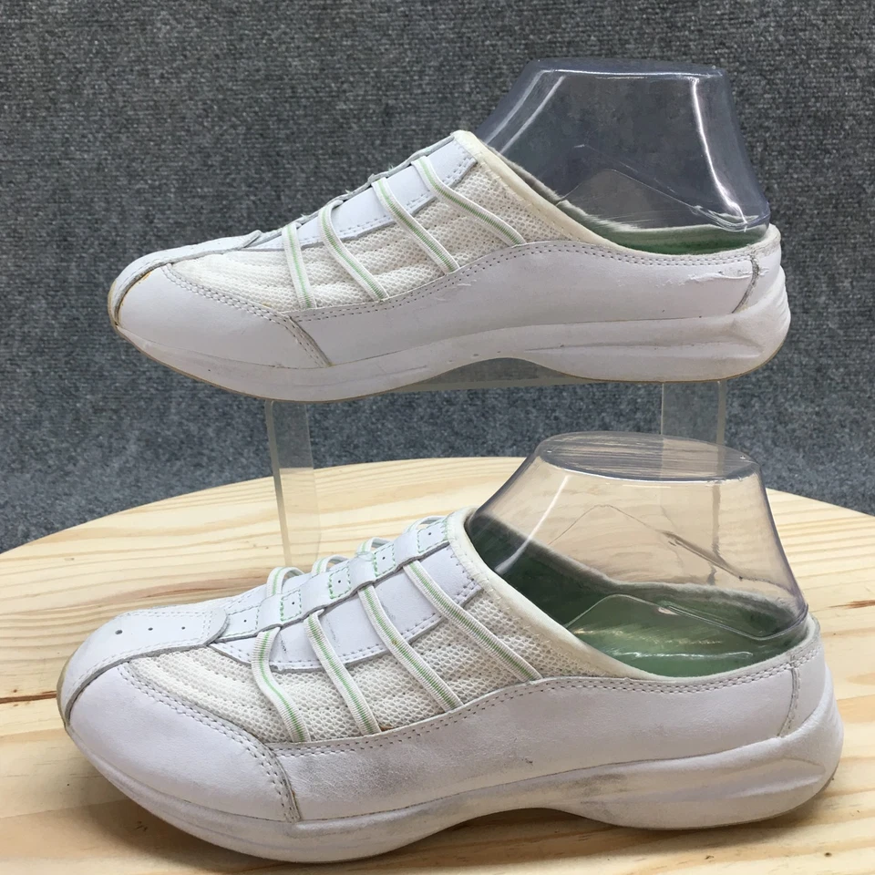 Туфли женские Easy Spirit 8,5 M Duprit J Mules белые кожаные без шнуровки повседневные - Изображение 2 из 4