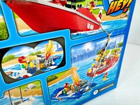 LEGO (60005) City: Fire Boat - New Sealed Retired - Rescue Racing Town Fireman