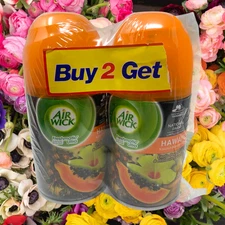 2 x Air Wick Freshmatic Ultra National Park HAWAII Auto Spray Refills Airwick