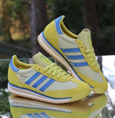 Adidas SL 72 RS Pure Sulfur Focus Blue Men's Size 10.5 Custom