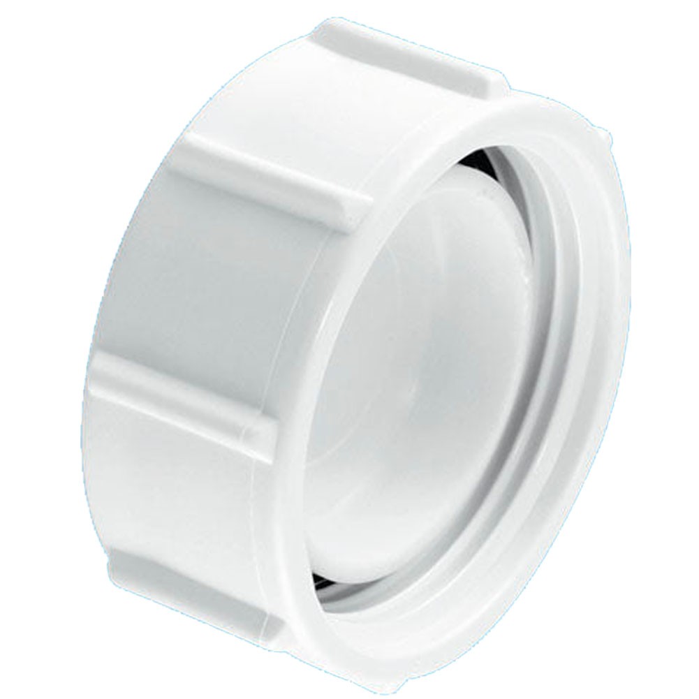 McAlpine S23 1.25"" Blank Cap with nut for BSP threads