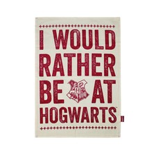 Toalla de plato de algodón reciclado Harry Potter I'd Rather Be At Hogwarts